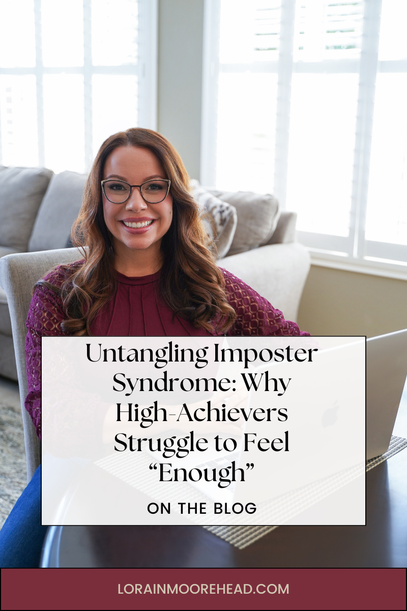 therapist discussing overcoming imposter syndrome in professionals