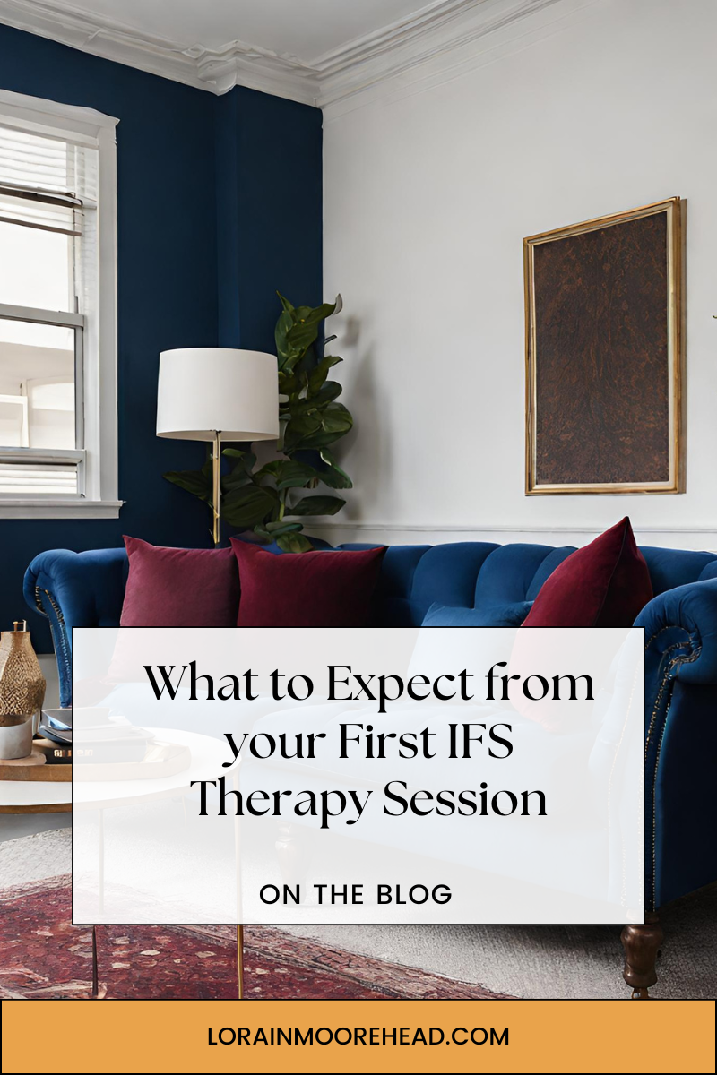 Therapy office during a first IFS session