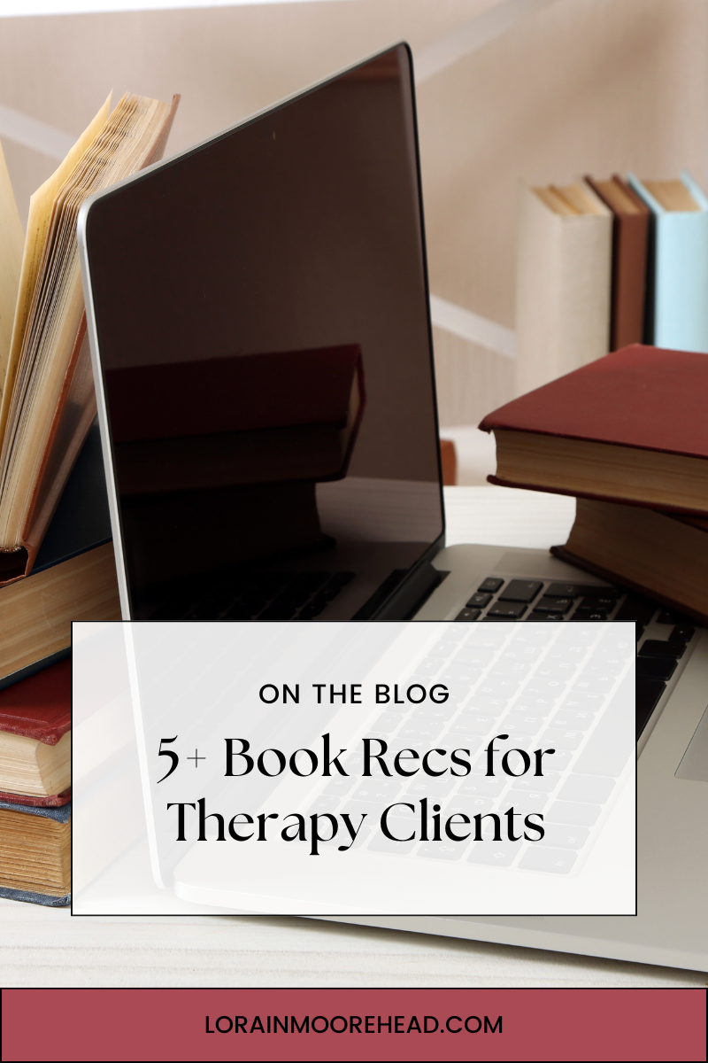 Book list for therapy clients.